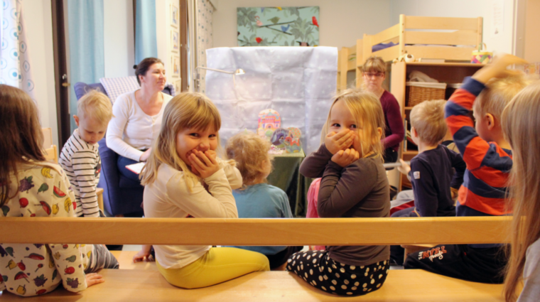 Lapsia päiväkodissa