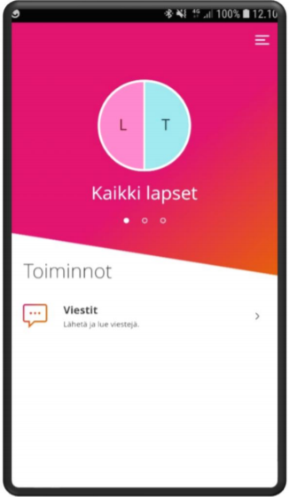 Tieto Edu -mobiilisovelluksen toiminnot