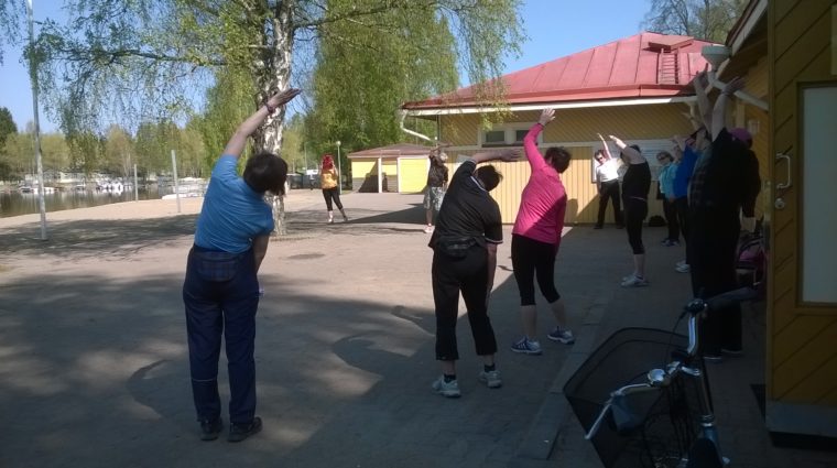 Kylpylän jumppa