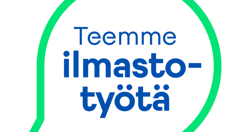 Teemme ilmastotyötä -tunnus PNG