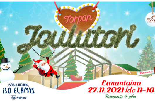 Torpan joulutori -mainos