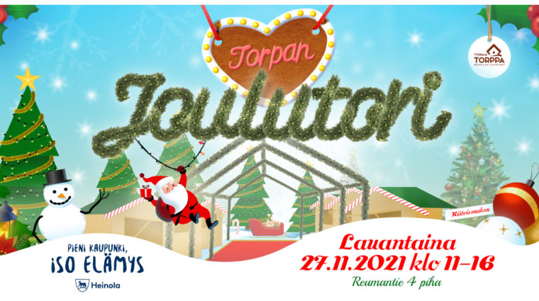 Torpan joulutori -mainos