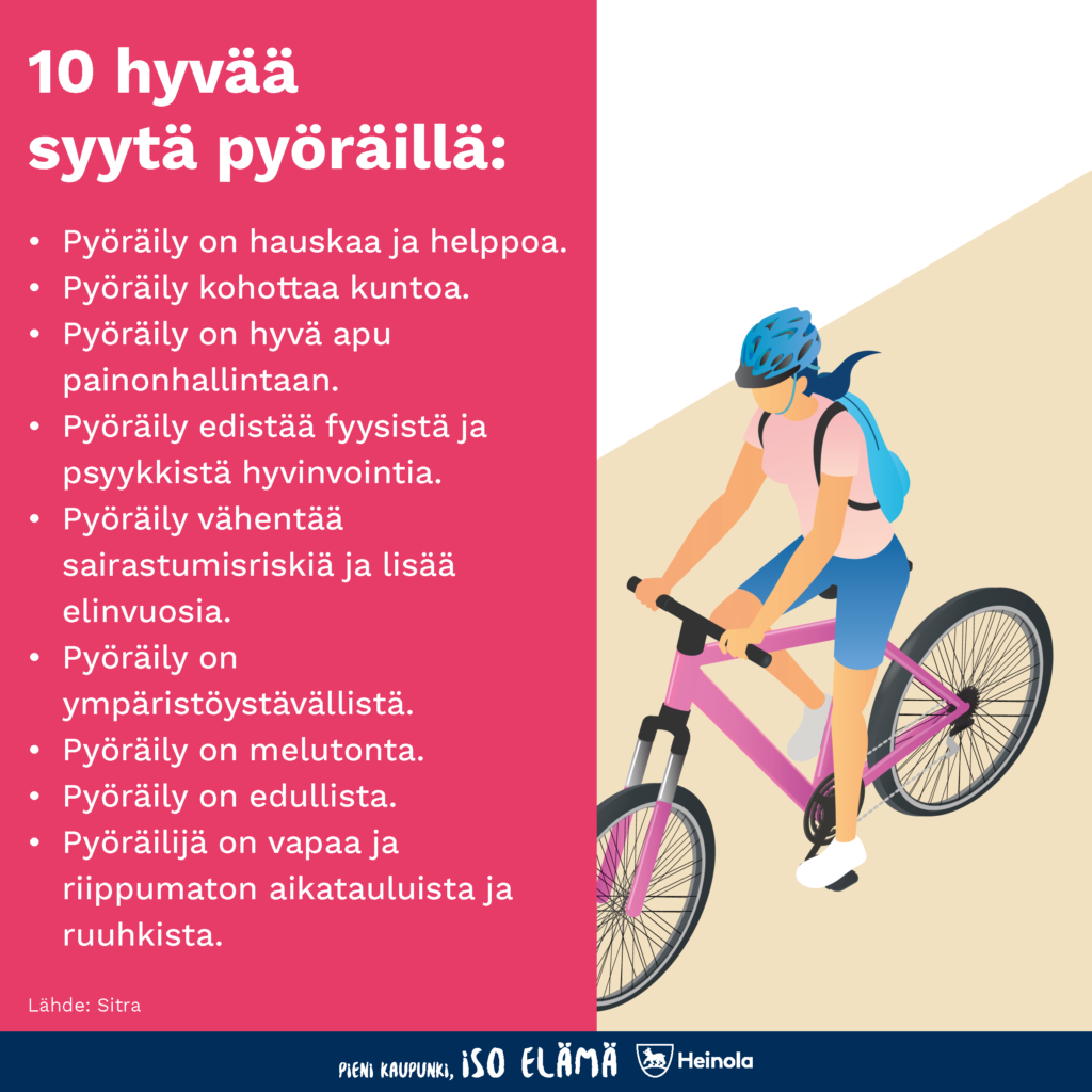 10 hyvää syytä pyöräillä