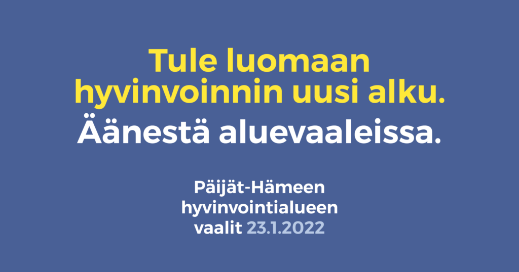 Aluevaalimainos