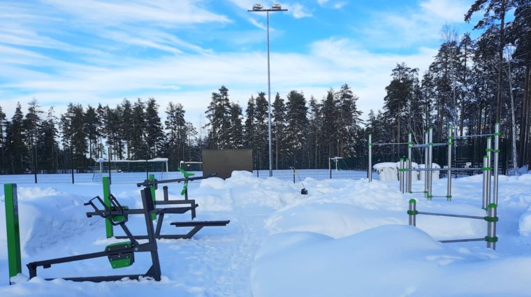 Jäähallin ulkokuntosali