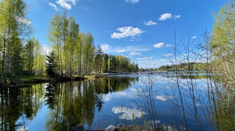 tyyni järvimaisema