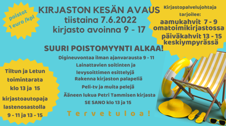 7.6.2022 tapahtuman juliste.