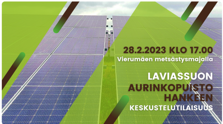 aurinkopuiston suunnittelutilaisuus