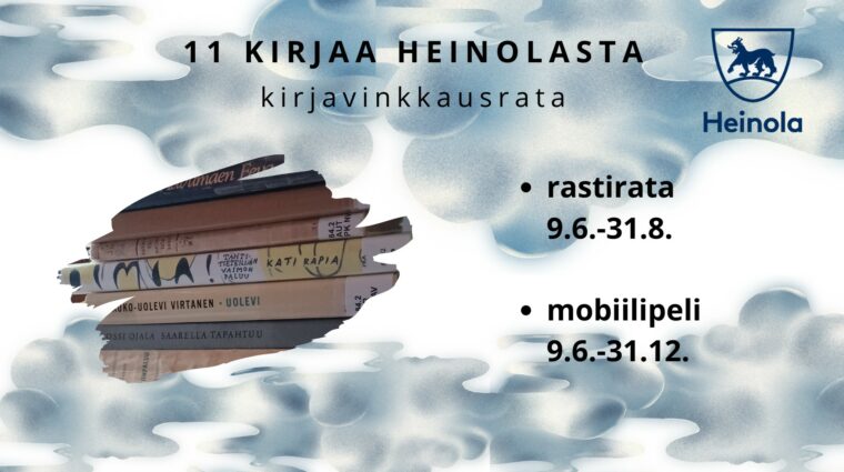 11 kirjaa heinolasta pelin kansikuva.