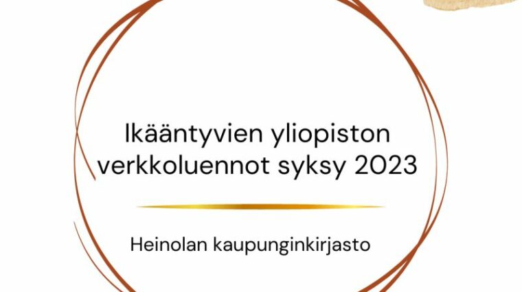 Ikääntyvien yliopiston mainos.