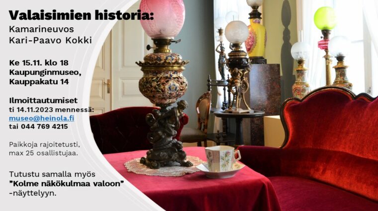 Kari-Paavo Kokki luento Valaisimien historia