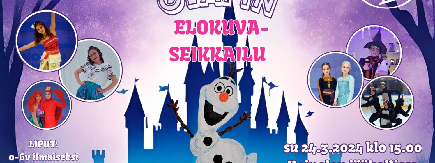 HeiTan luistelunäytös Olafin elokuvaseikkailu