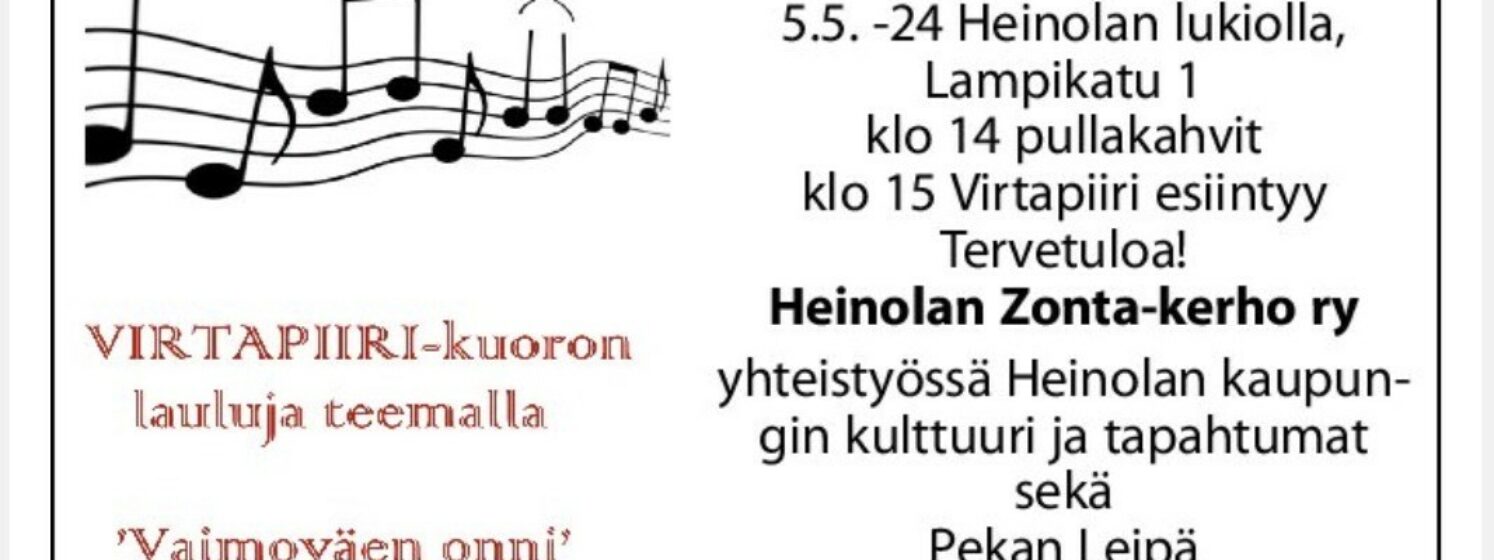 Konsertissa esiintyy Virtapiiri-kuoro