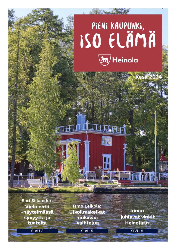 Heinolan kaupungin 2024 kesälehden etusivu