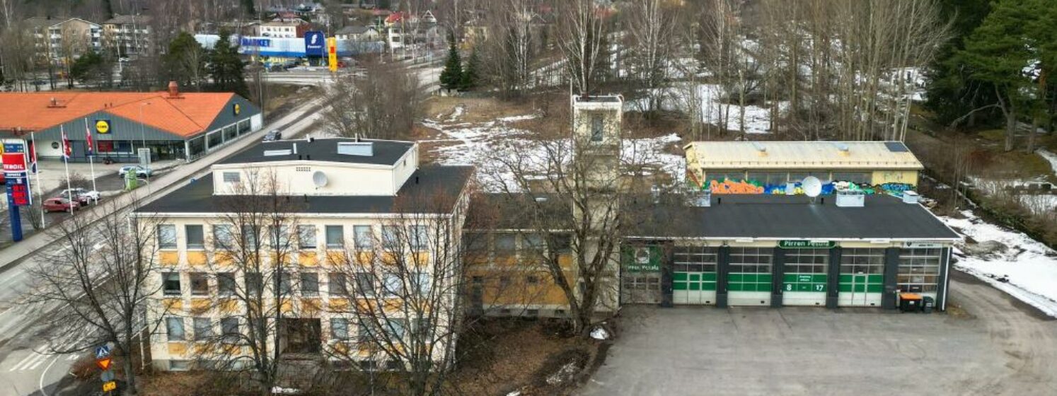 Kuvassa Heinolan vanha paloasema