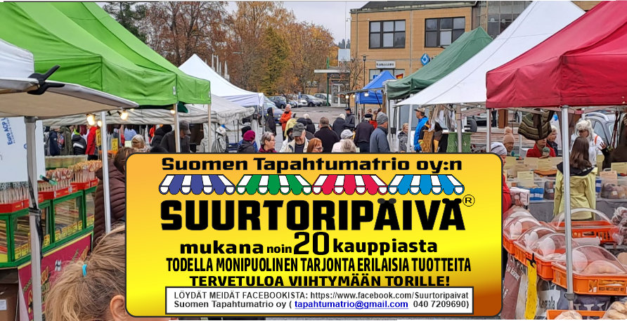 Suurtoripäivänä nautitaan perinteisestä toritunnelmasta
