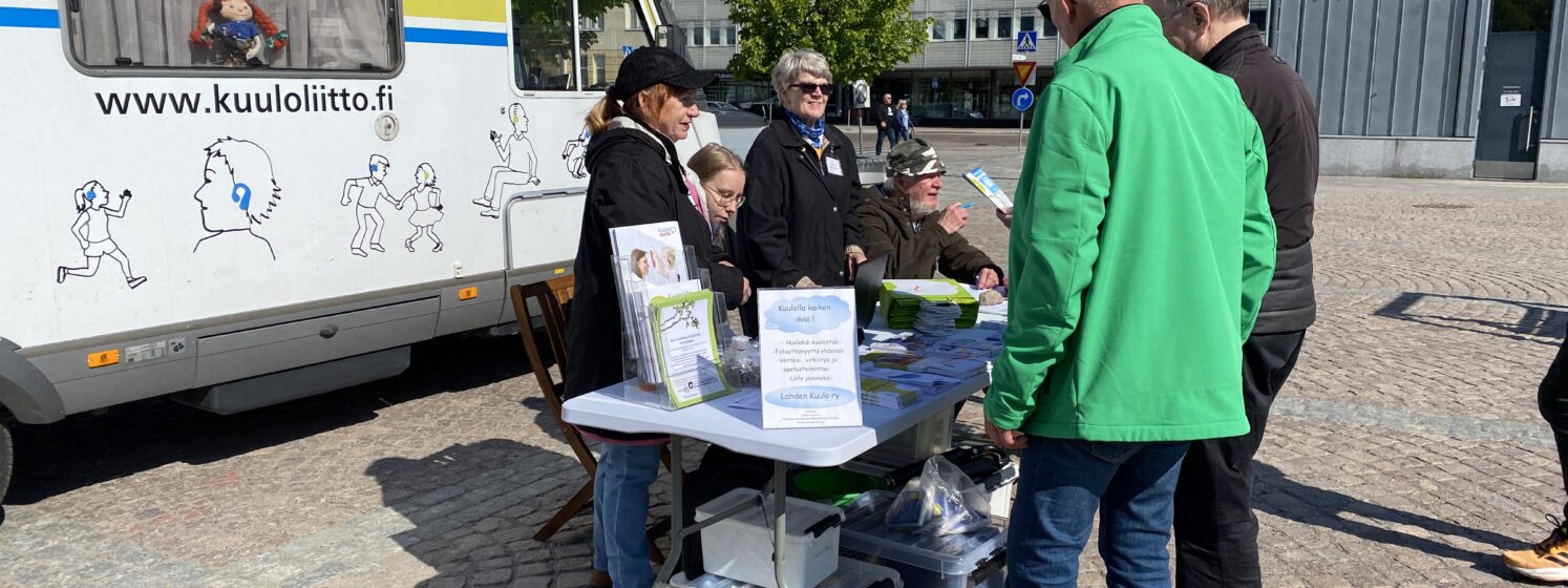 Kuuloauto Lahdessa vuonna 2023.