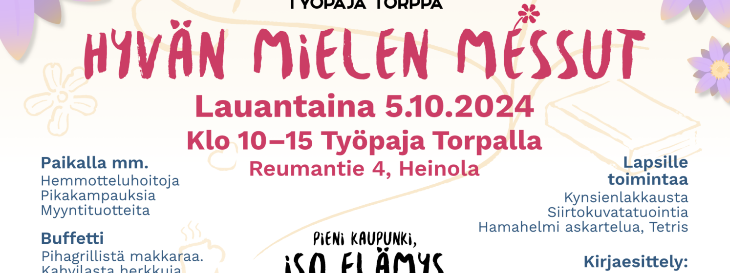 Hyvän Mielen Messut juliste