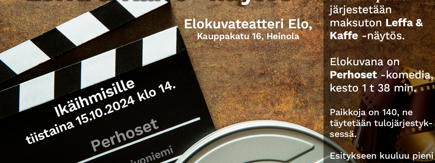 Perhoset elokuvan mainos