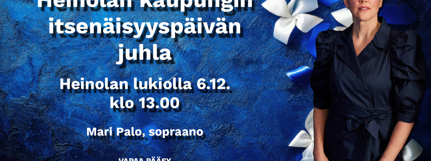 Heinolan kaupungin itsenäisyysäivän juhla ja konsertti