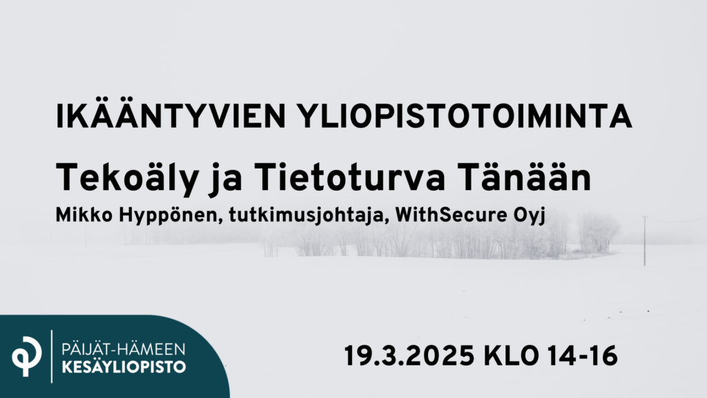 Ikääntyvien yliopistotoiminta.