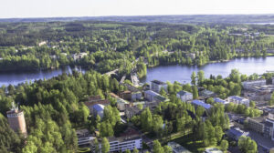 Kesäinen ilmakuva Heinolasta
