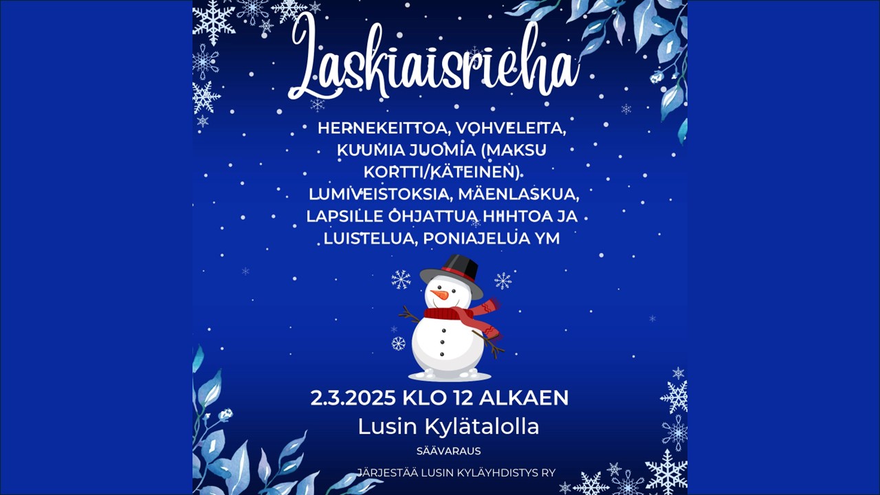 Laskiaisriehan mainos