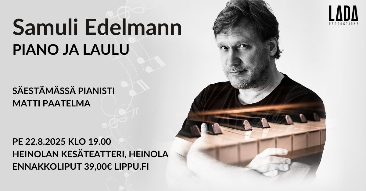 Samuli Edelmann - Heinolan kesäteatteri 22.8.2025