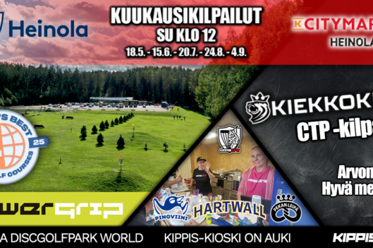 Frisbeegolf: Heinolan kuukausikilpailu