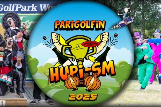 Frisbeegolf: Parigolfin Hupi-SM (kaikki radat varattu)