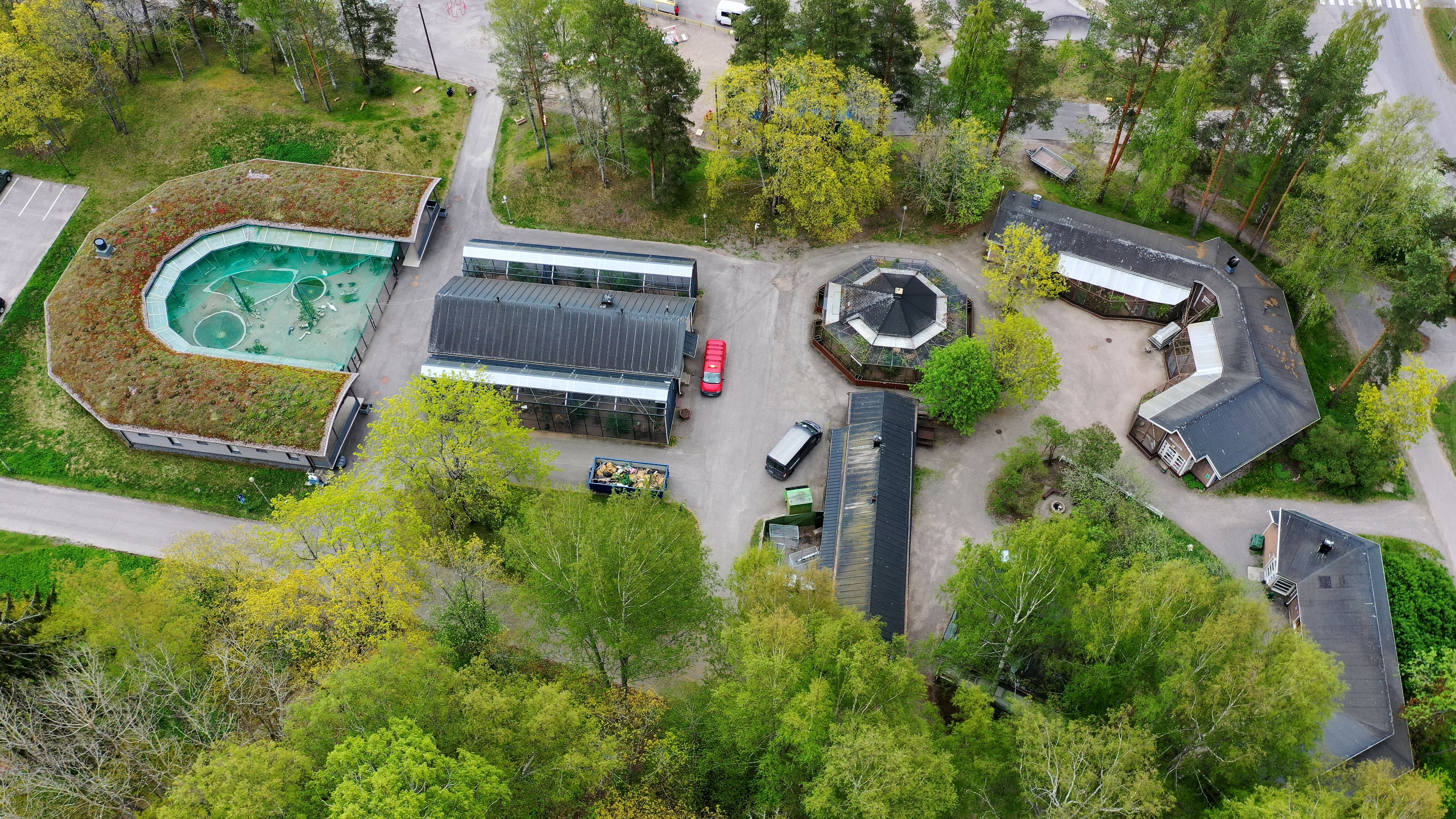Heinolan lintuhoitola ilmasta käsin