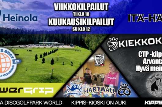 Frisbeegolf: Heinolan viikkokilpailu