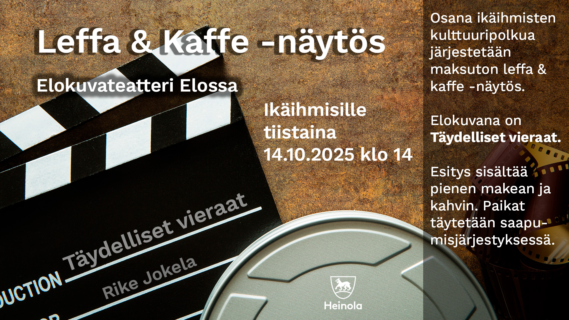Leffa ja kaffe-lokakuun 2025 esitys