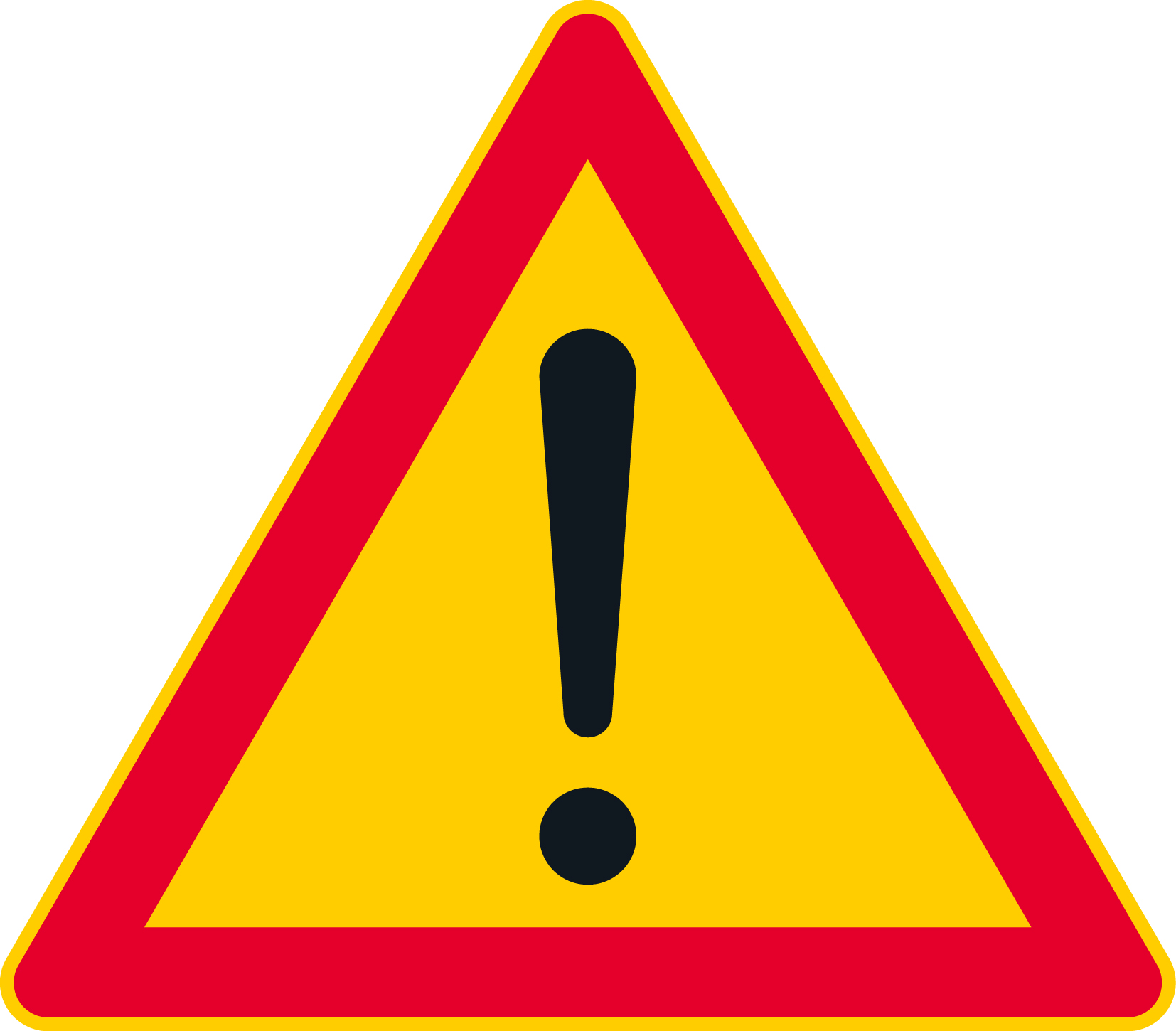 Muu vaara liikennemerkki.