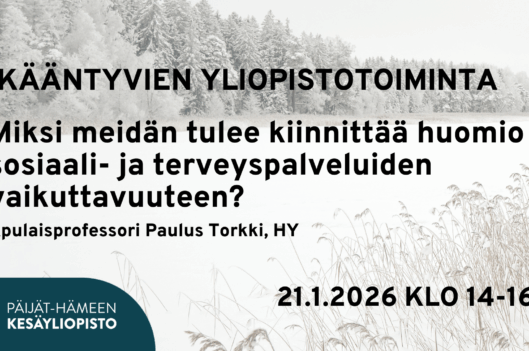 Ikääntyvien yliopiston verkkoluento