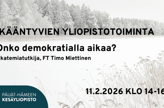 Ikääntyvien yliopiston verkkoluento