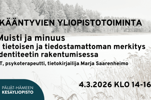 Ikääntyvien yliopiston verkkoluento