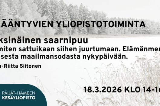 Ikääntyvien yliopiston verkkoluento