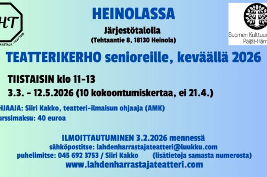 Teatterikerho senioreille