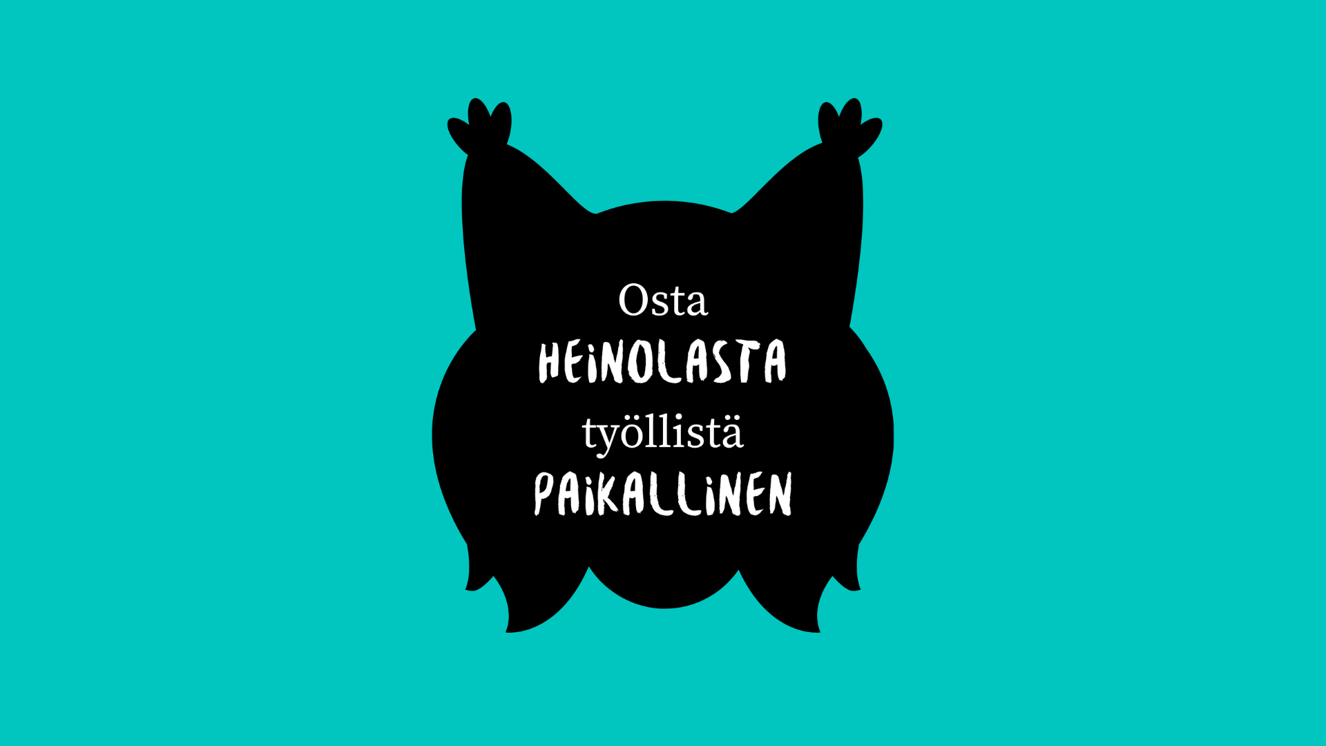 Osta Heinolasta - työllistä paikallinen logo