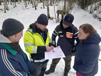 KAMPI-hankkeen ekskursio Isiäiselle