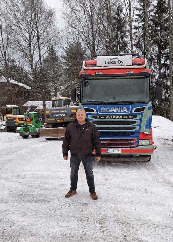 Leka Oy, kuvassa Keijo Lehtinen