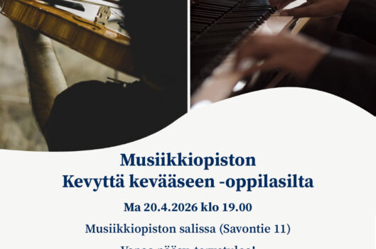 Kevyttä kevääseen -oppilasilta