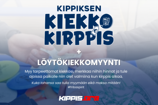 Frisbeegolf: Kippiksen Kiekkokirppis + löytökiekkomyynti (HALPOJA KIEKKOJA!)