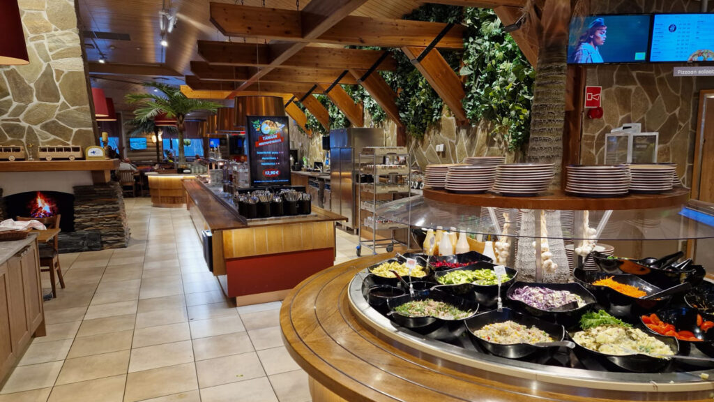 Vierumäen Matkakeitaan kuva sisäpuolelta