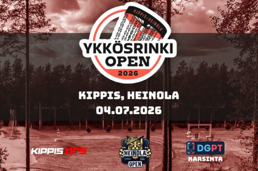 Frisbeegolf: Ykkösrinki Open 2026 (Kippis Championship-rata)