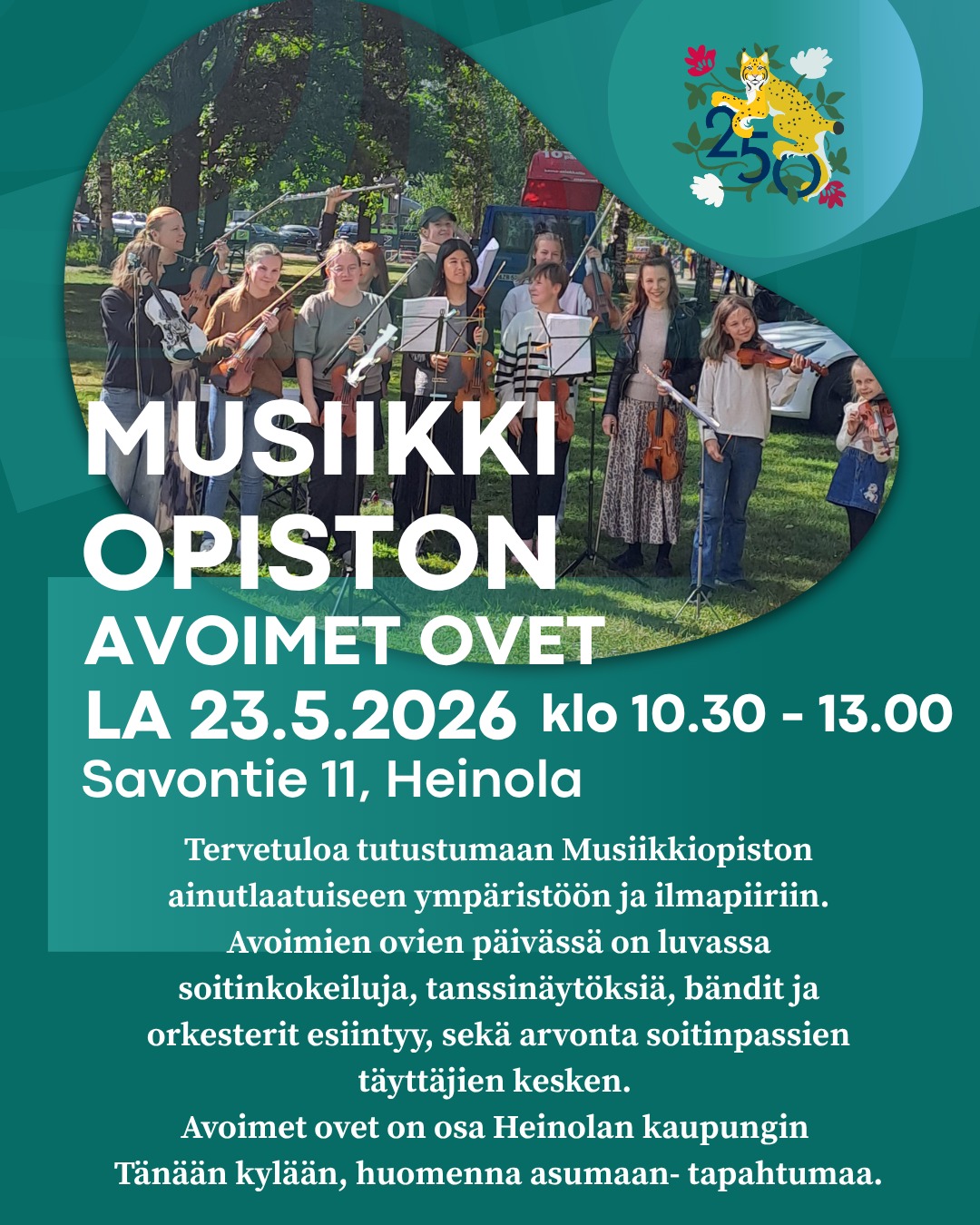 Avointen ovien mainos