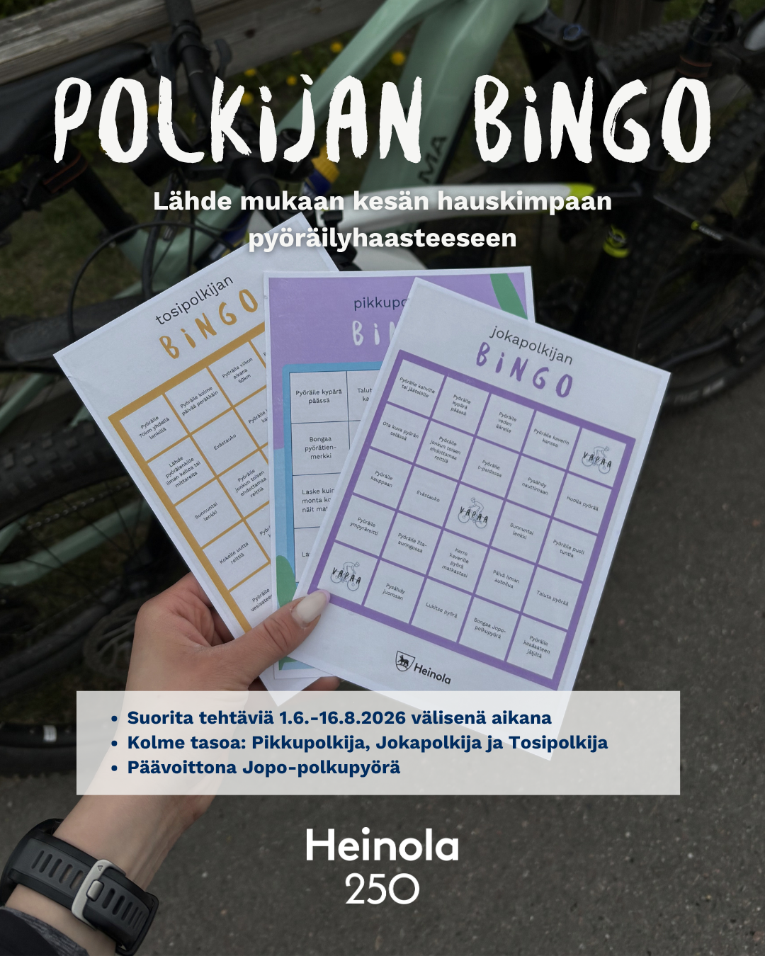 Polkijan Bingo -mainos.