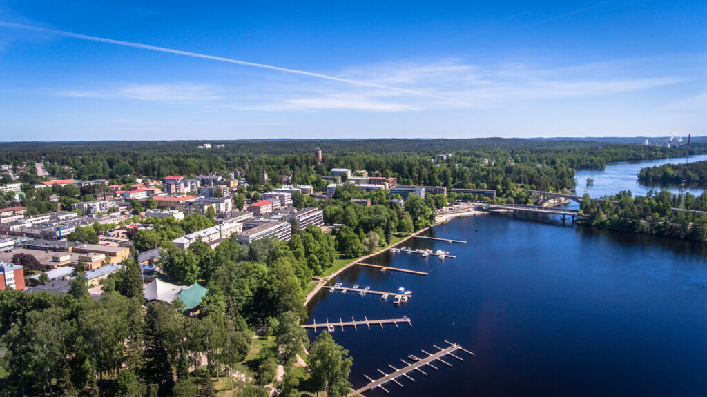 Heinola ilmasta, drone