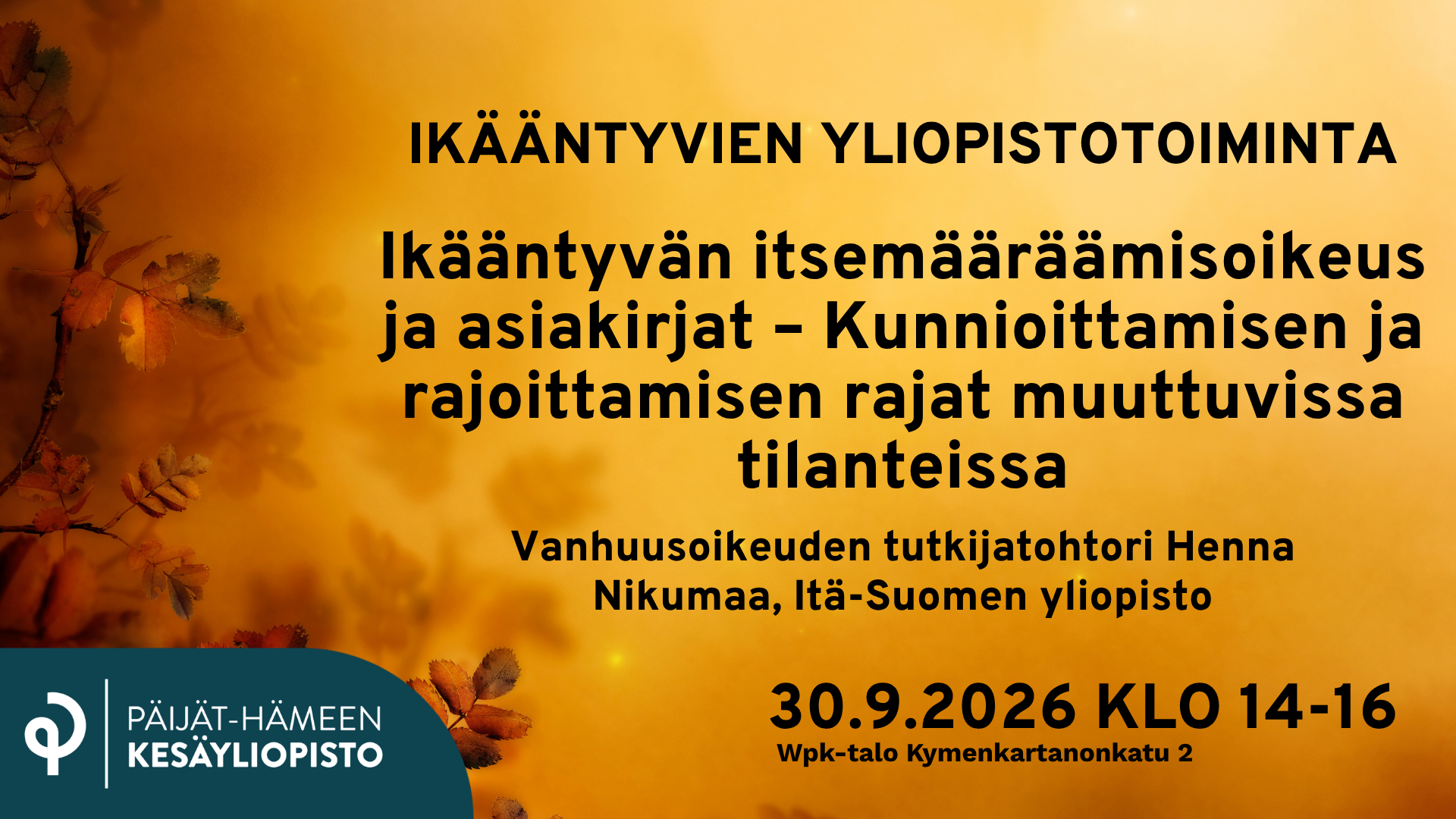Ikis mainos.